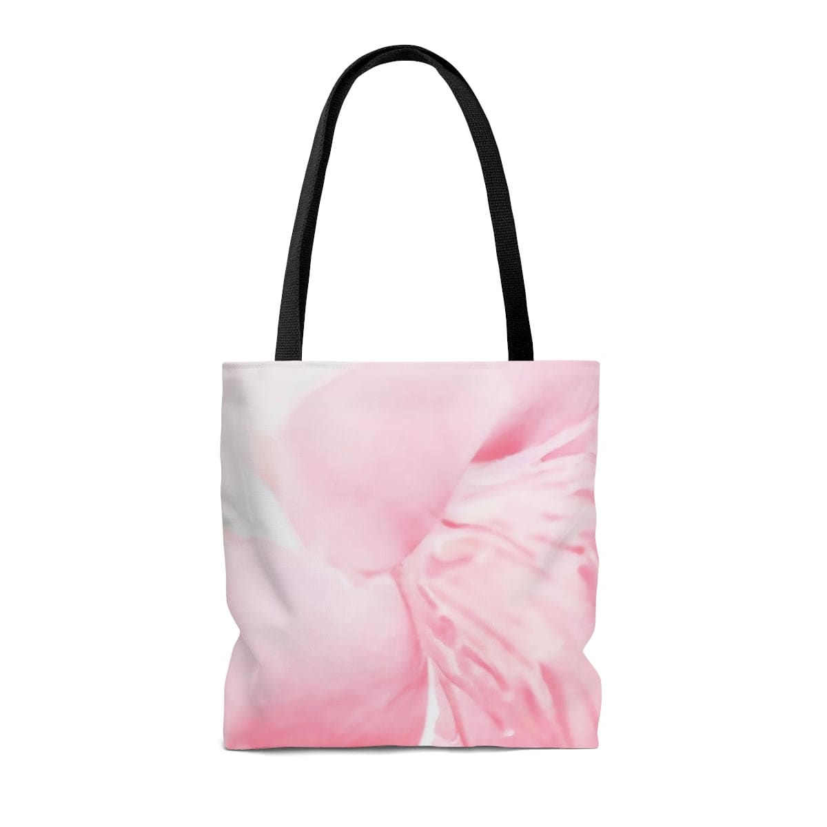 Large Tote Bag - Pink Flower Bloom - Peaceful Spring Nature-1