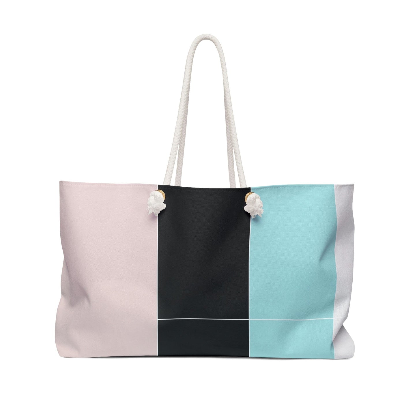Weekender Tote Bag for Work/school/travel - Pastel Colorblock s-0