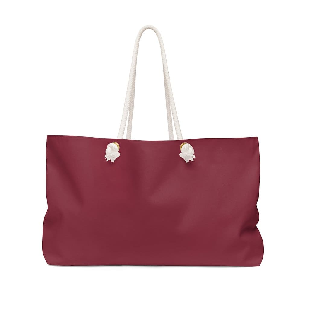 Weekender Tote Bag - Maroon Red-1