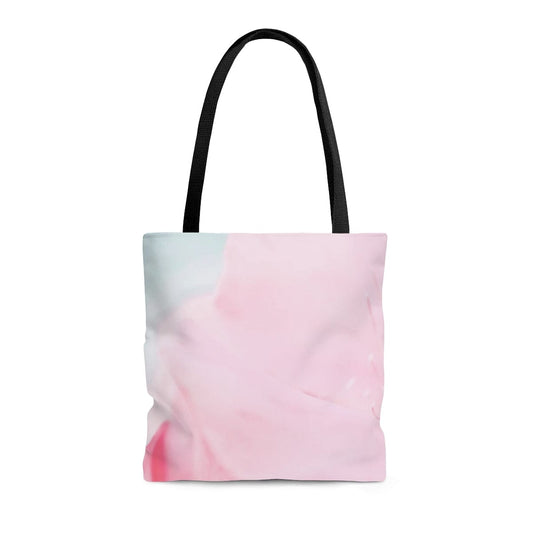 Large Tote Bag - Pink Flower Bloom - Peaceful Spring Nature-0